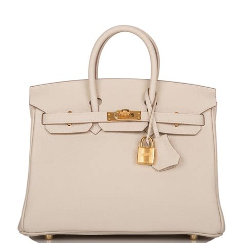 hermes togo birkin 25 craie.